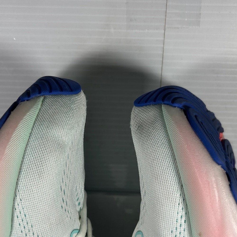 Brooks  Glycerin 22 Women's 7D wide shoe Athletic Shoes - White and Blue B1 - Picture 7 of 9